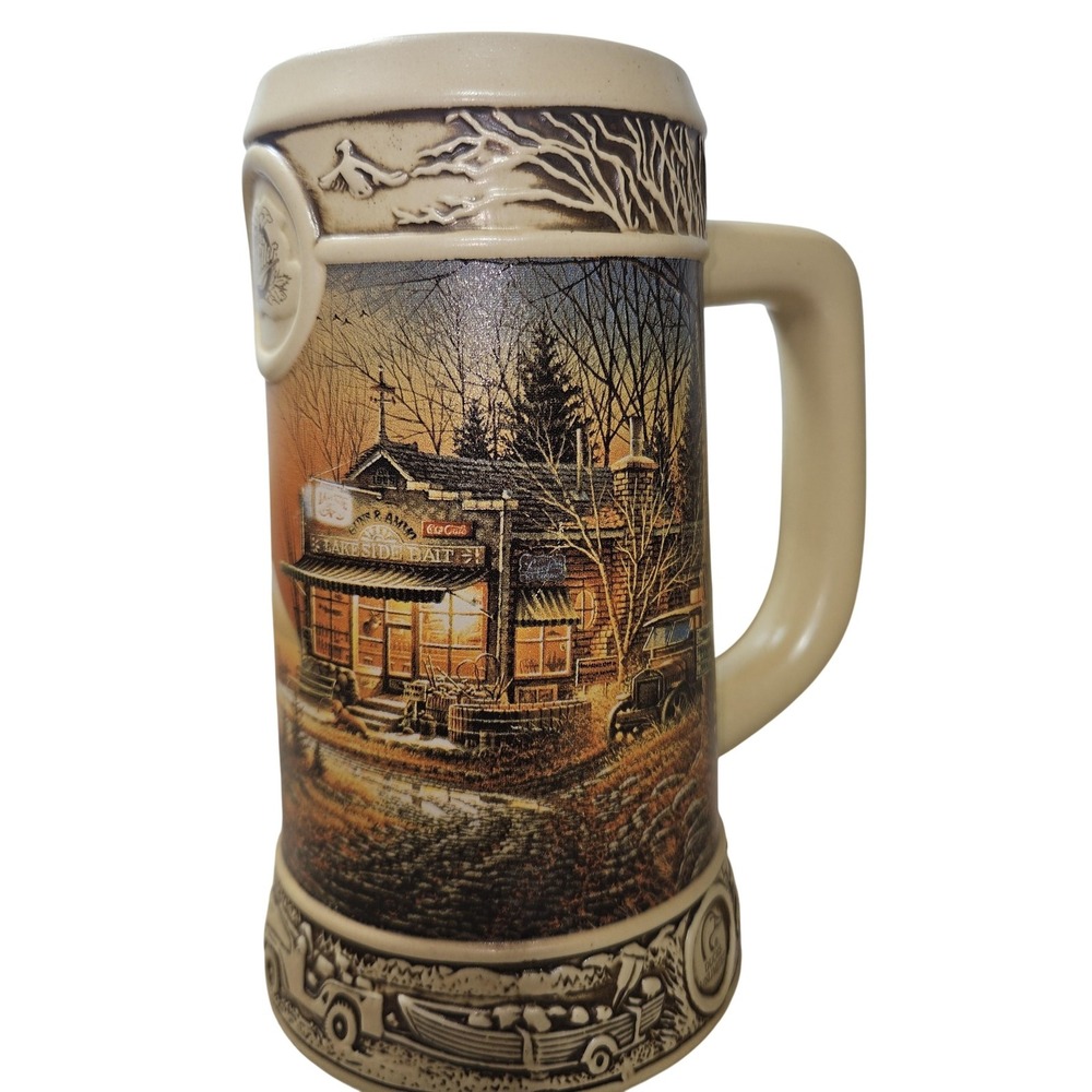 Vintage 1997 Miller Ducks Unlimited Stein Terry Redlin Welcome to Paradise Mug